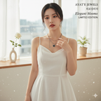 Pixel Heart Layered Necklace - Grunge Y2K Chain Choker