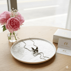 Black & White Butterfly Lariat Necklace - Ayat'e Jewels