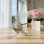 Butterfly & Lily Pearl Hair Claw Clip - Ayat'e Jewels