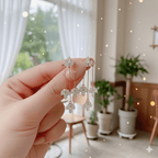 Elegant CZ Crystal Dangle Drop Earrings - Wedding Jewelry - Ayat'e Jewels