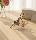 Gold Fairy Hair Claw Clip with Rhinestones - Ayat'e Jewels