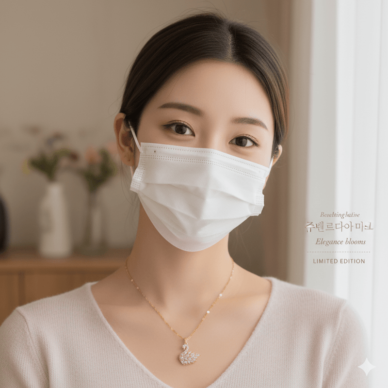 Gold Swan Pendant Necklace with Marquise Crystals - Ayat'e Jewels