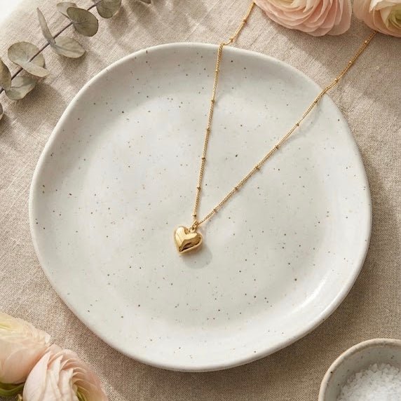 Golden Heart Pendant Necklace – Luxury Gift Edition - Ayat'e Jewels