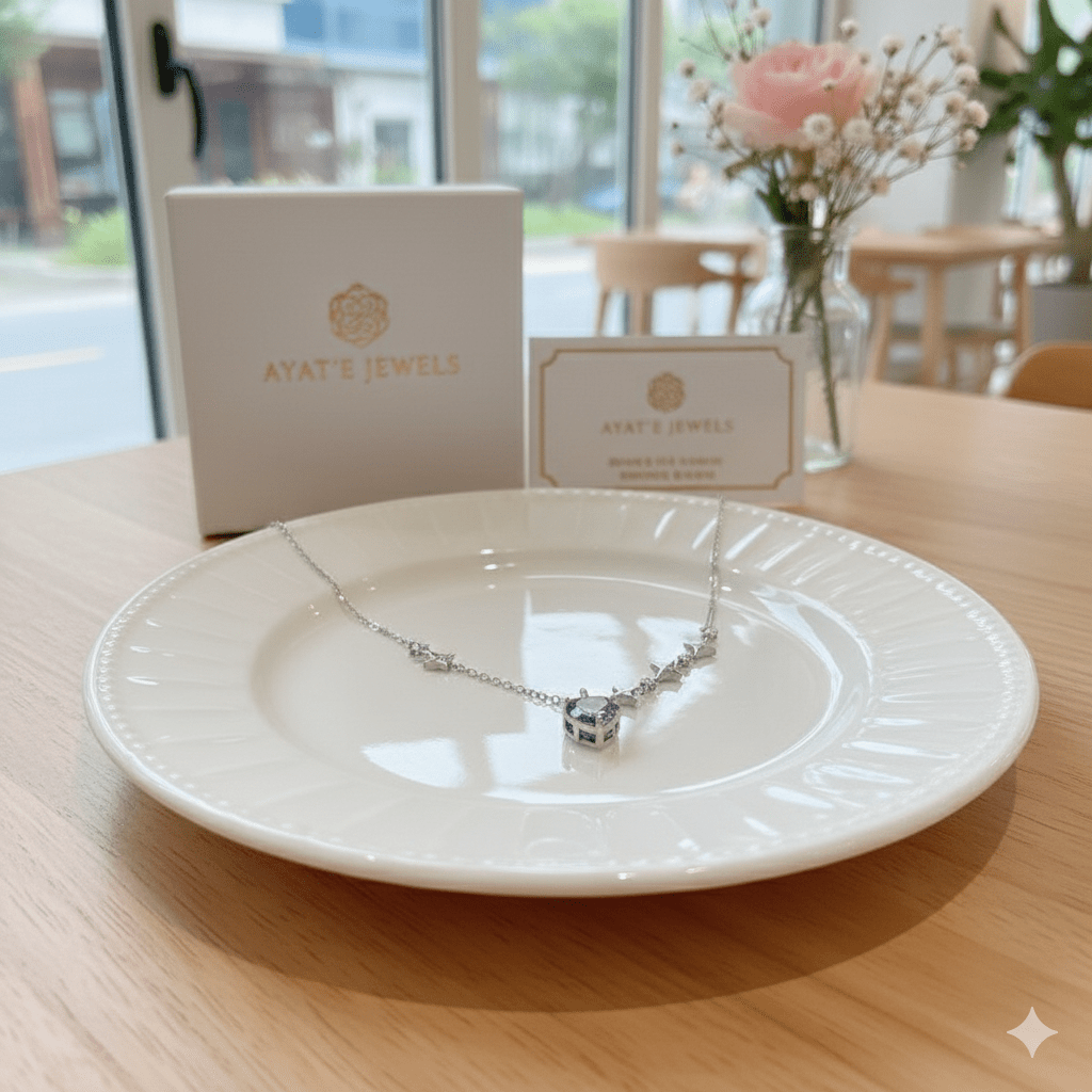 Layered Y2K Heart & Cross Charm Necklace Set - Ayat'e Jewels