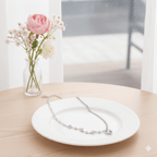 Layered Y2K Heart & Cross Charm Necklace Set - Ayat'e Jewels