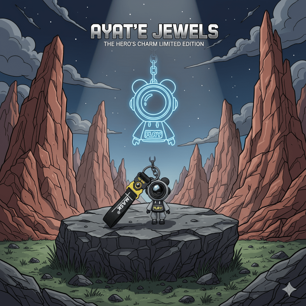 Limited Edition Astronaut Bag Charm & Keychain | Space Explorer - Ayat'e Jewels