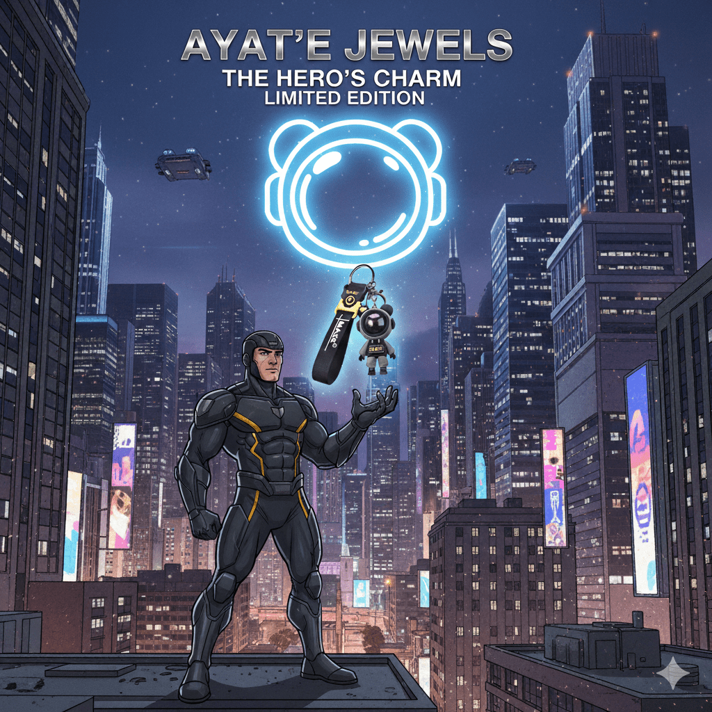 Limited Edition Astronaut Bag Charm & Keychain | Space Explorer - Ayat'e Jewels