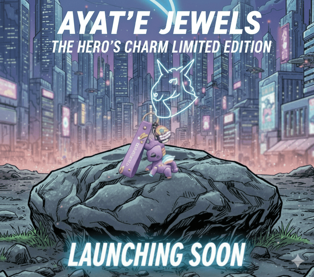 Limited Edition Magical Unicorn Bag Charm & Key Fob - Ayat'e Jewels