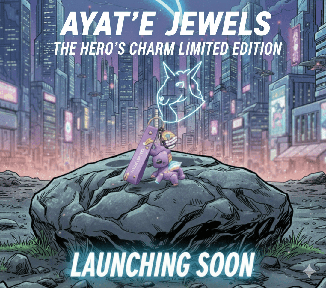 Limited Edition Magical Unicorn Bag Charm & Key Fob - Ayat'e Jewels