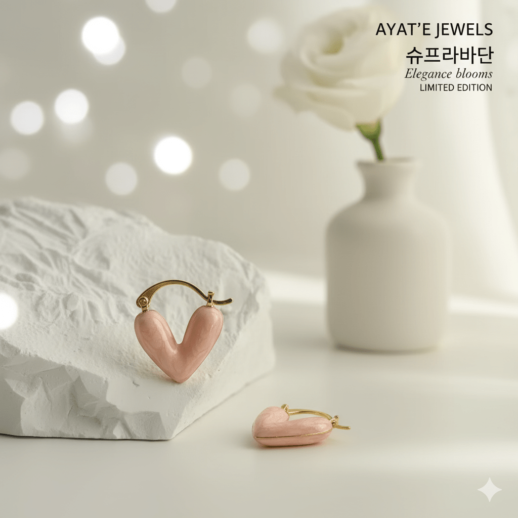 Pair Of 2 Chic Statement Enamel Earrings Collection: Limited Edition - Ayat'e Jewels