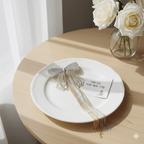 Rhinestone Bow Hair Clip with Gold Tassels - Ayat'e Jewels