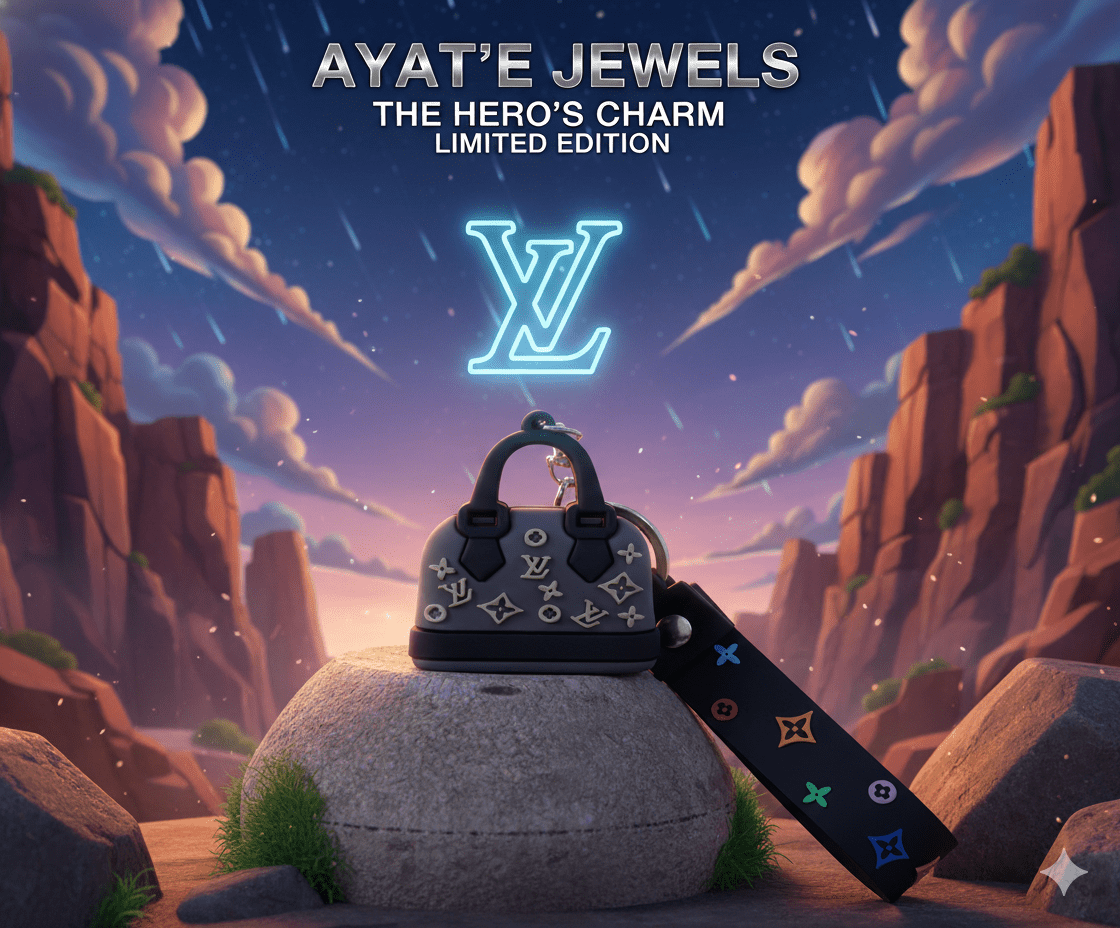 The Hero's Charm Bag Keychain - Limited Edition Luxury - Ayat'e Jewels